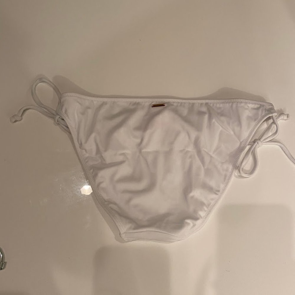 Victoria's Secret White Tie Bikini Bottom